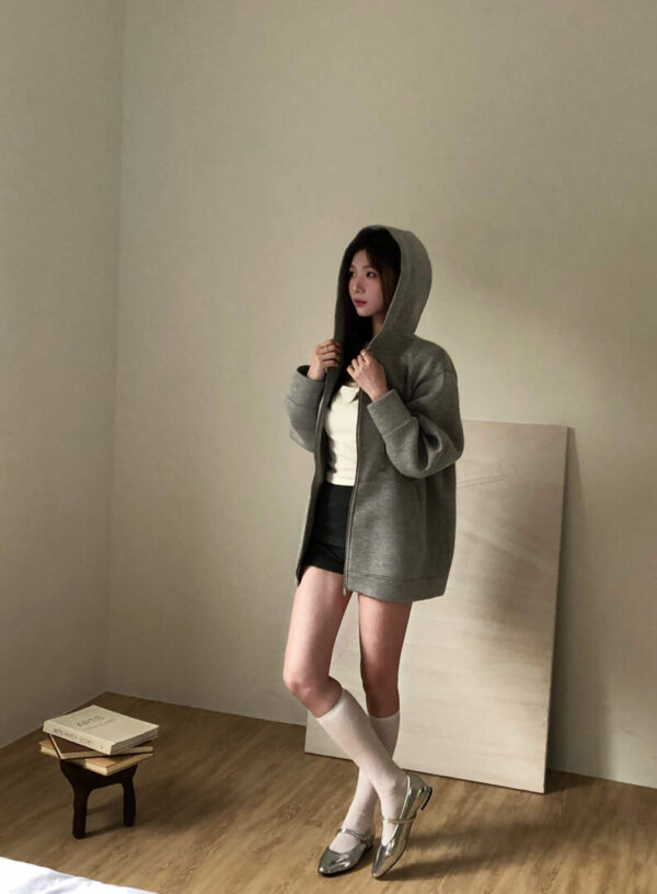 G05 "現貨" 設計師款倫敦女孩太空棉連帽休閒外套