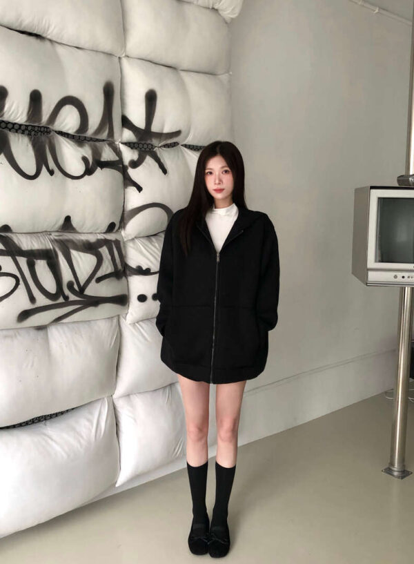 G05 "現貨" 設計師款倫敦女孩太空棉連帽休閒外套
