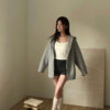 G05 "現貨" 設計師款倫敦女孩太空棉連帽休閒外套