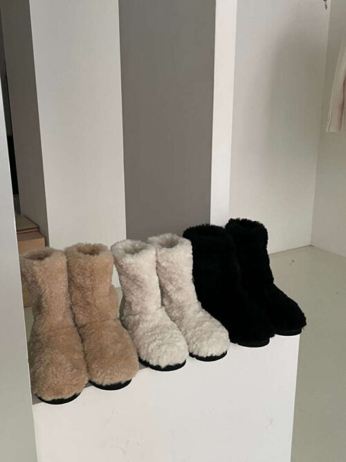 K18 冬日維也納熊熊毛毛靴