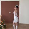N52 洛城少女彈性平口連衣裙