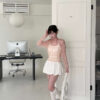 N57 伊莉莎白法式掛脖後美背bra top