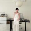 N35 “現貨” 奧蕾莉初夏設計師款柔軟珠光襯衫
