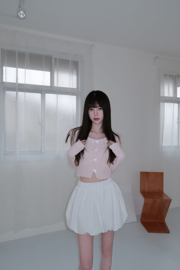N23 Lorna洛娜的蝴蝶結針織長袖tee