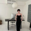 N57 伊莉莎白法式掛脖後美背bra top