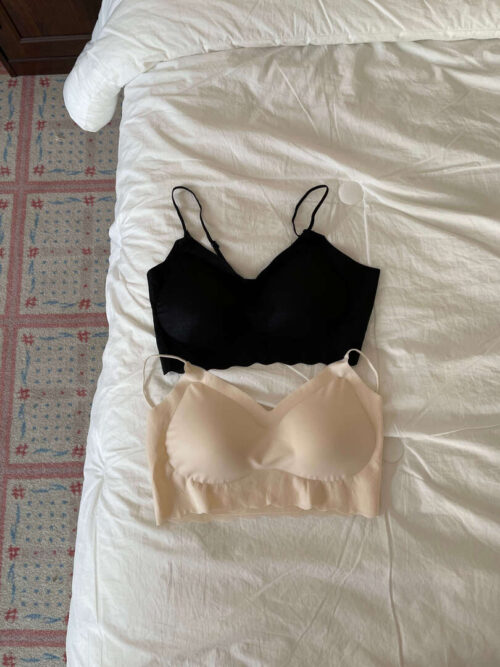 P106 "闆娘推薦"超好穿無痕細肩 bra top內衣