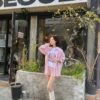 P26 米斯蒂的粉色澡堂小貓咪T-shirt