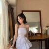 P58 卡蜜兒的夏日舒適平口彈力百搭bra top