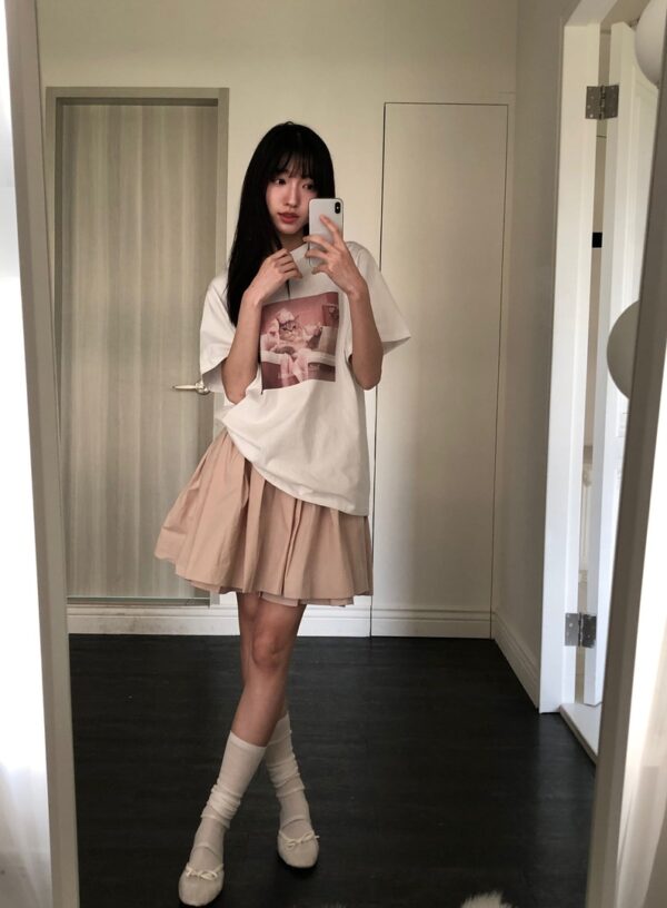 P26 米斯蒂的粉色澡堂小貓咪T-shirt