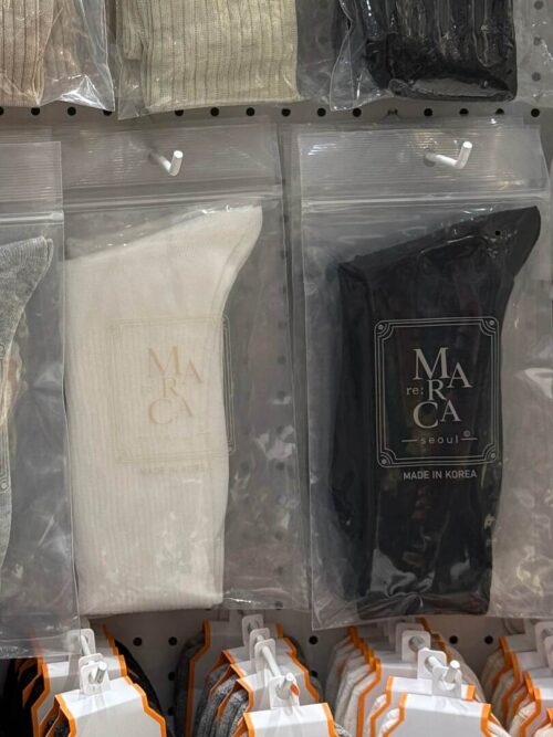 P118 "闆娘推薦"模特穿著的純色舒適薄長襪