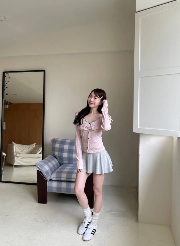 R37 安娜的芭蕾蝴蝶結三件套set