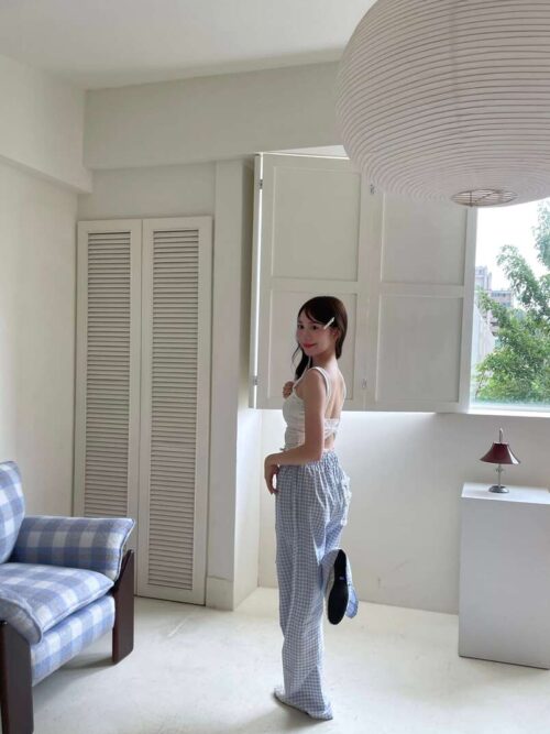 R13 塔塔莉的後扭結柔軟背心bra top