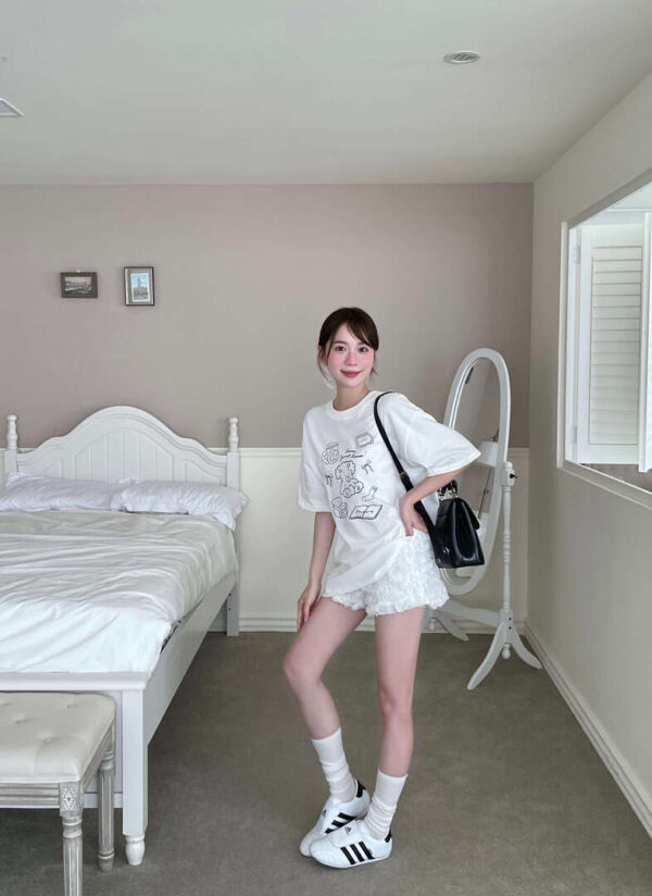 S13 克姆爾的小熊插畫舒適棉tee