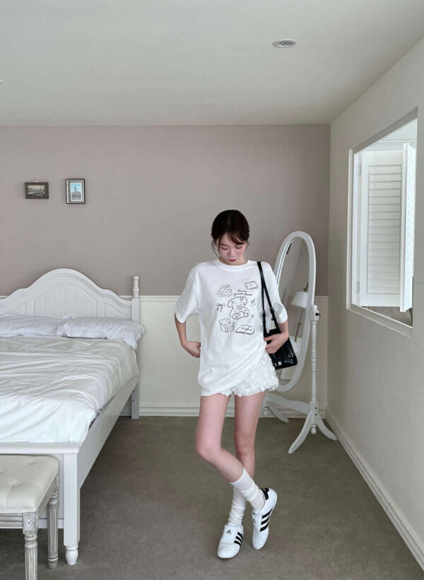 S13 克姆爾的小熊插畫舒適棉tee