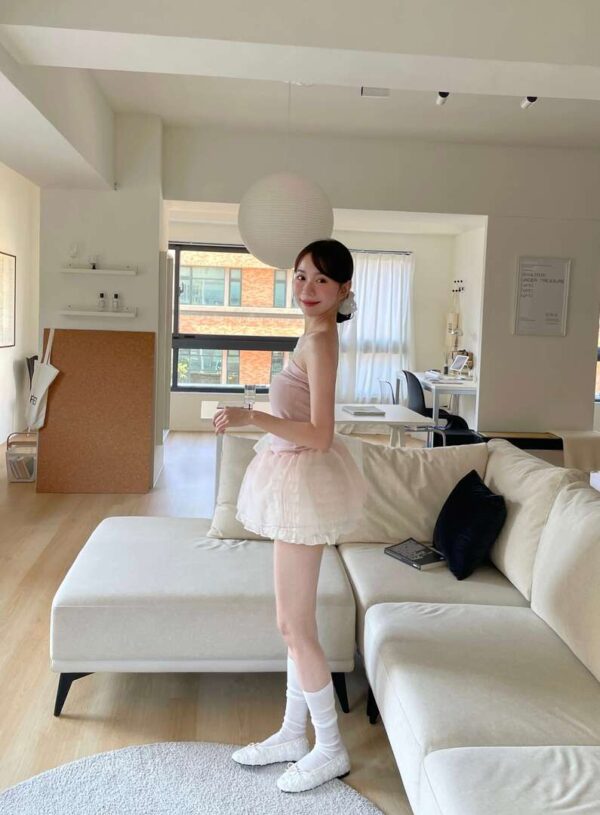 T21 舒嫚的芭蕾平口小裙子上衣