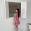S27 南義的假期格紋綁帶洋裝