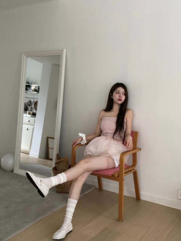 T21 舒嫚的芭蕾平口小裙子上衣