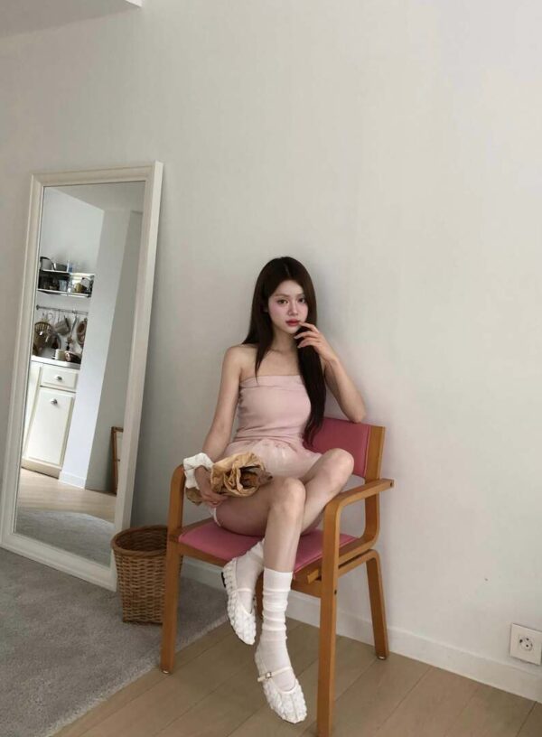 T21 舒嫚的芭蕾平口小裙子上衣