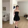 T42 Chloe克洛伊的平口綁帶設計背心