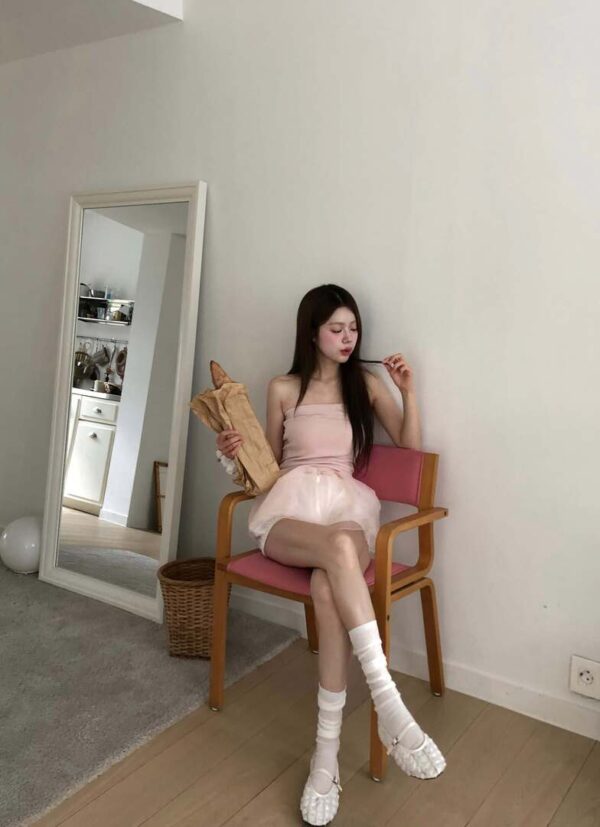 T21 舒嫚的芭蕾平口小裙子上衣