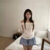 T06 Naomi娜奧梅的柔軟小玫瑰平口背心
