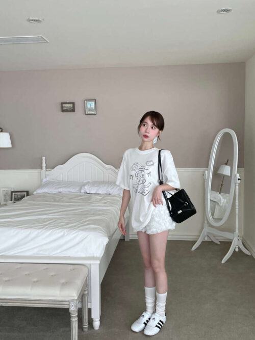 S13 克姆爾的小熊插畫舒適棉tee