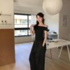 T71 Hasina哈西娜的法式小豹紋寬鬆棉褲