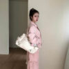 V14 Nabi娜比的杜樂麗花園粉玫瑰夾克外套