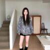 1 (59) V11 Cleo克莉歐的設計師刺繡薄款迷彩外套