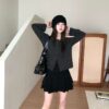 V16 Hyde park海德公園的秋日蕾絲小花洋裝