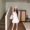 V16 Hyde park海德公園的秋日蕾絲小花洋裝