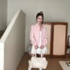 V14 Nabi娜比的杜樂麗花園粉玫瑰夾克外套