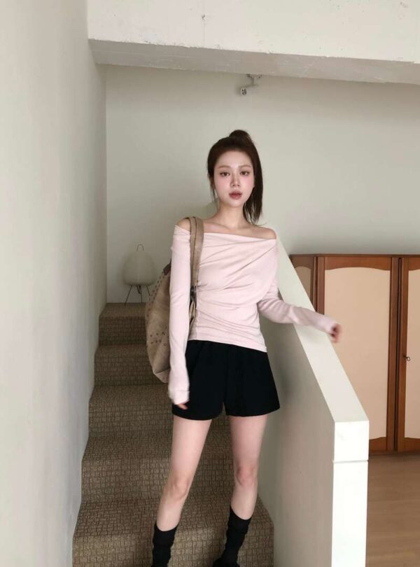 1 (87) V26 Piccadilly皮卡迪利的鬆緊腰彈力針織短褲