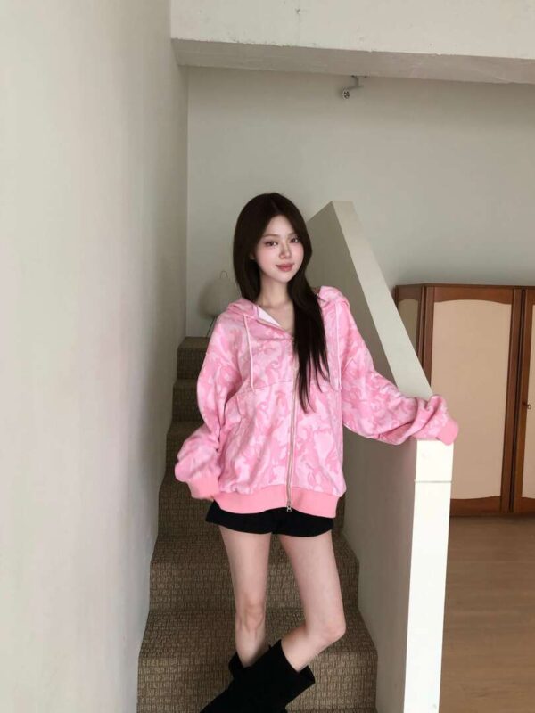 1 (91) V11 Cleo克莉歐的設計師刺繡薄款迷彩外套