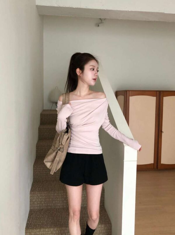 7 V26 Piccadilly皮卡迪利的鬆緊腰彈力針織短褲