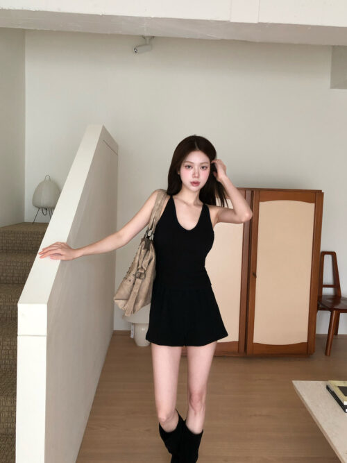 V15 Ollie奧黛的削肩顯瘦舒適背心bra top