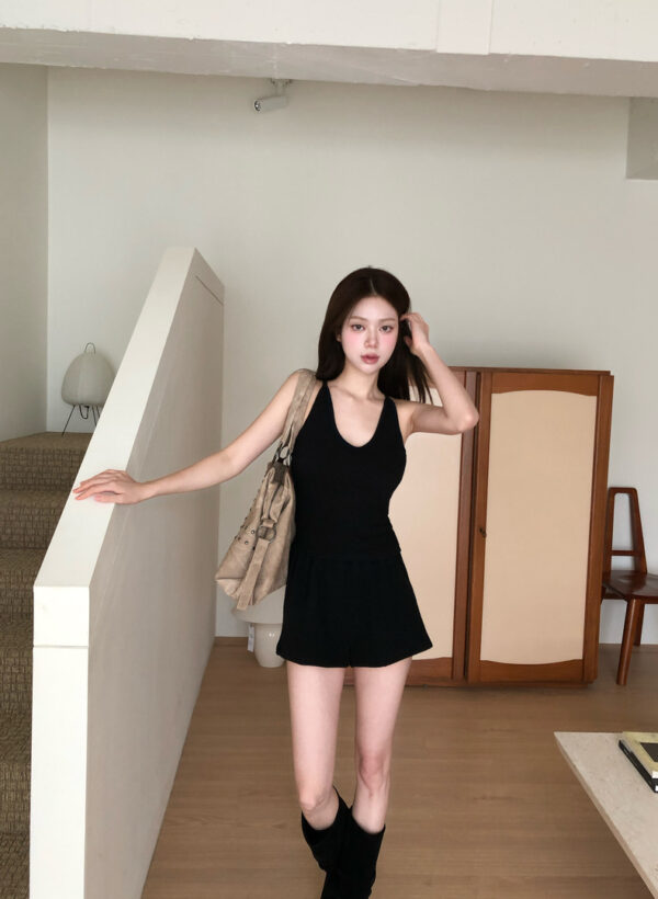 9 V15 Ollie奧黛的削肩顯瘦舒適背心bra top