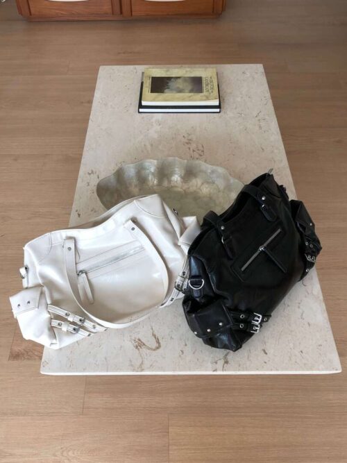 V25 馬略卡的設計款口袋卯釘大包包