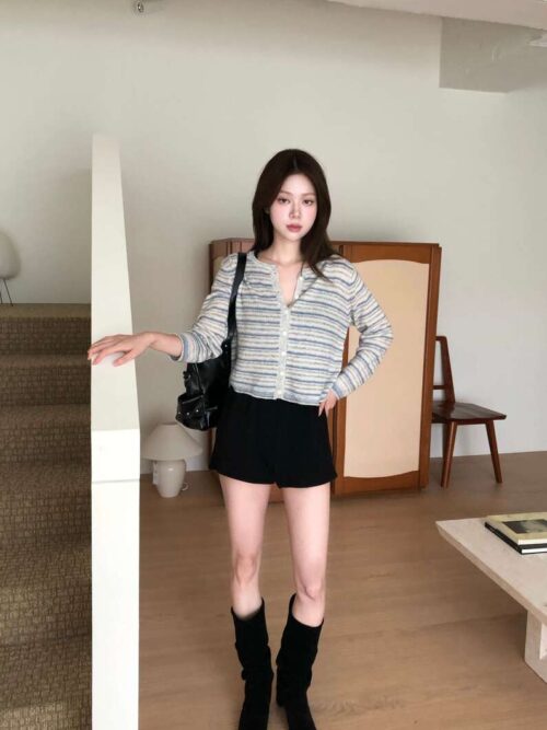 V26 Piccadilly皮卡迪利的鬆緊腰彈力針織短褲