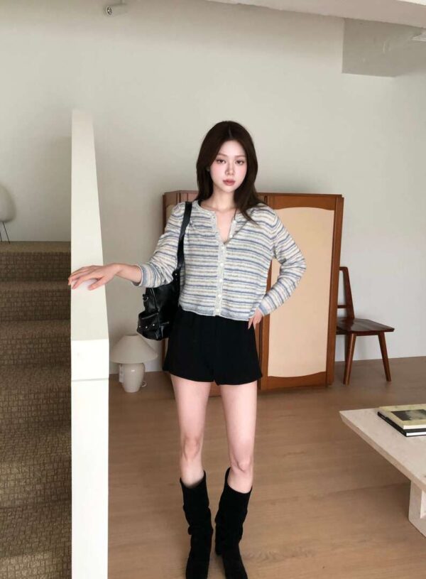 9 V26 Piccadilly皮卡迪利的鬆緊腰彈力針織短褲