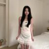 1 (1) V54 Emma 艾瑪的小花蕾絲蝴蝶結洋裝