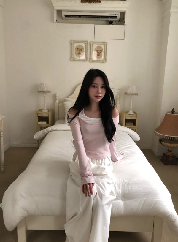 1 (39) V47 秋日愛丁堡的鬆緊腰微彎刀氣球褲