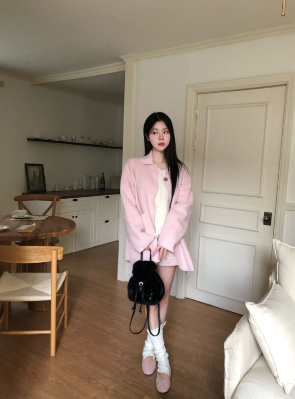 1 (13) W48 Camille卡米爾的菱格紋棉質短褲