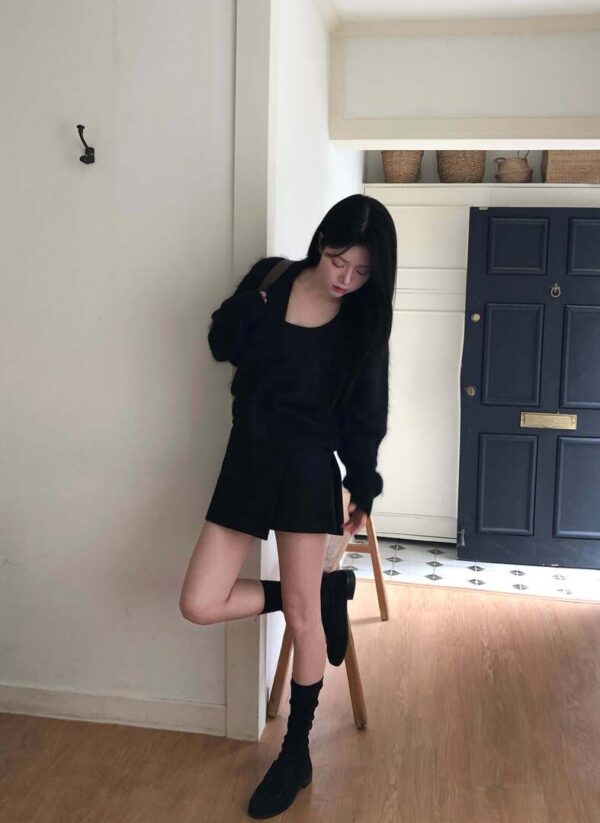 W19 Eliana艾莉安娜的設計師毛感針織外套