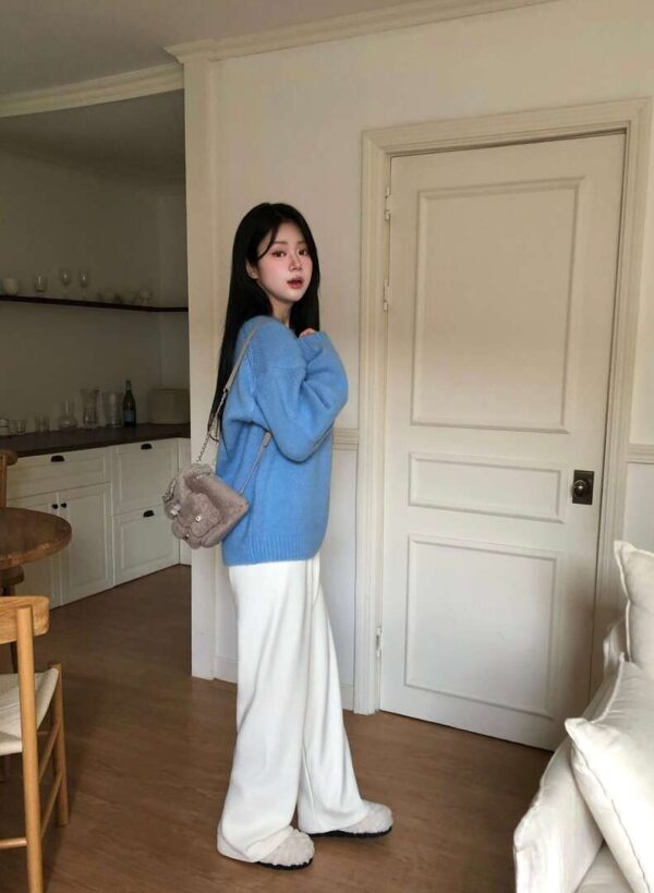 W45 盧森堡的迷你奶茶咖毛毛後背包