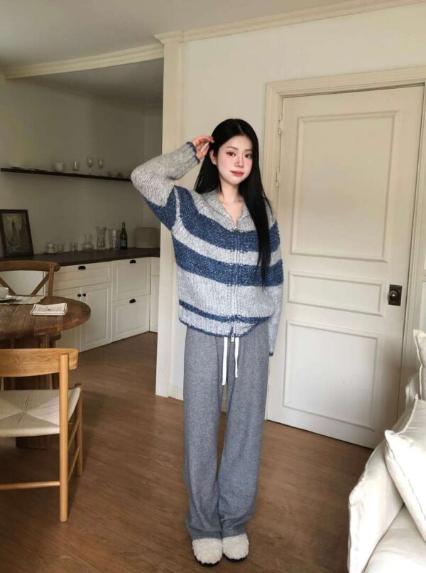 W16 溫莎城堡的內絨毛柔軟直筒棉褲