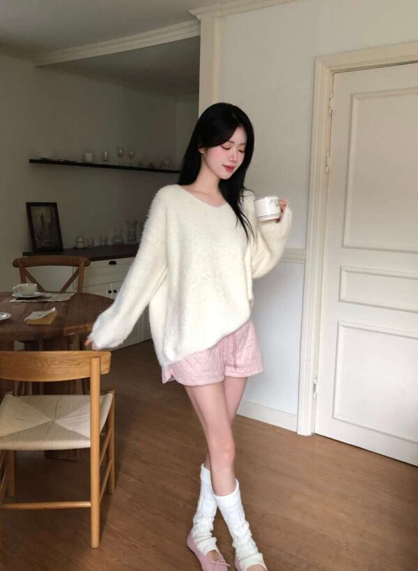 W08 初雪安格拉軟Q毛毛上衣