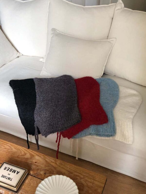 W41 Tobey托比的冬日針織圍巾毛帽