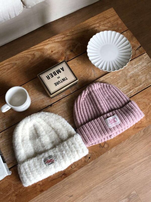 W42 喬蒂的針織柔軟浪漫毛帽