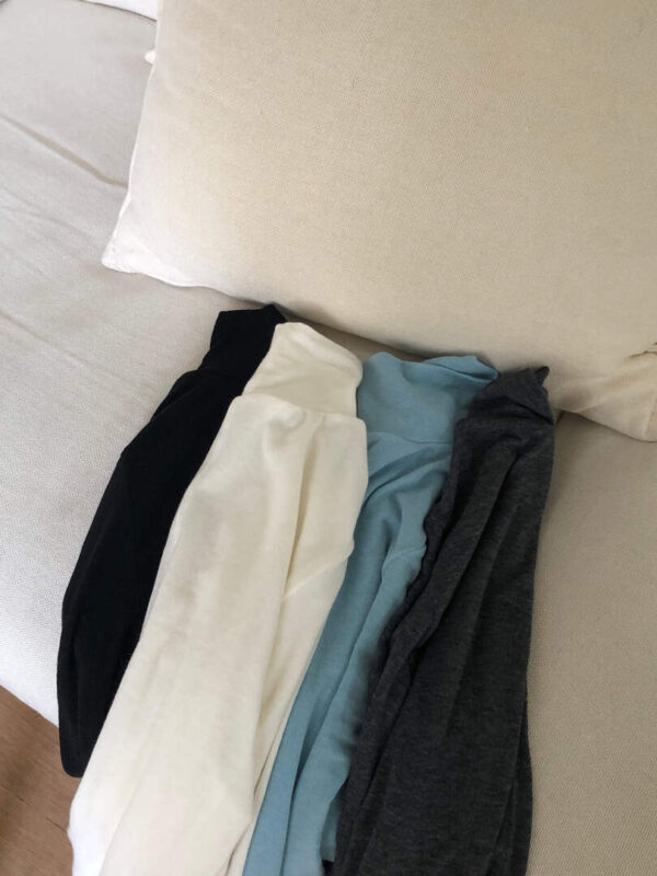 W23 愛瑪的設計師柔軟針織半高領打底tee